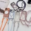 Dây đeo chéo có thể tháo rời cho iPhone 17 Pro Max Dây đeo kim cương Vỏ điện thoại cho iPhone Air 17 16 15 14 13 ProMax cho vỏ từ tính