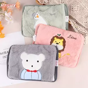HFSHY Túi Nước Nóng Điện Có Thể Tái Sử Dụng Mềm Mại Mùa Đông Giữ Ấm Tay Chai Nước Nóng Sạc Tay Ấm Nhà Thơ Christma Quà Tặng VN