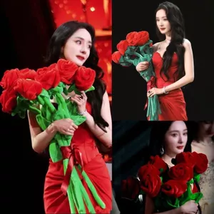 Hoa Giả Đồ Chơi Sang Trọng Hoạt Hình Hoa Hồng Rèm Nhà Đạo Cụ Búp Bê Quà Tặng Ngày Lễ Tình Nhân Trang Trí Đám Cưới 0424