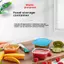 HFTOY 4 / 6 Cái Hộp Đựng Đồ Tủ Đông Thực Phẩm Cho Bé Hộp Bảo Quản Thực Phẩm Áo Có Khay Bảo Quản ~