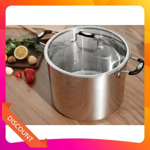 Nồi luộc gà size 30cm-32cm Kailer Dung tích 16L và 19L chất liệu inox 304 Nồi luộc gà cánh tiên _ Bảo hành 60 tháng