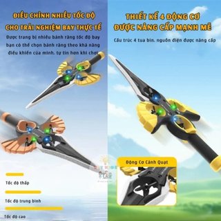 Đồ chơi RC kiếm bay thông minh 360 đèn LED quay có thể sạc lại 3 tốc độ Quà tặng sinh nhật cho trẻ em