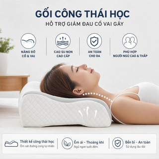 Chỉnh hình bướm Memory Foam Gối hỗ trợ cổ tử cung Gối ngủ giảm đau cổ