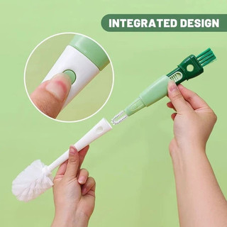 Cọ vệ sinh ly cốc, bình sữa 4in1 tay cầm dài đa năng tiện lợi