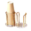 Ánh Sáng Sang Trọng Cốc Giấy Dùng Một Lần Cốc Hút Máy Để Bàn Lưu Trữ Acrylic Trà Thương Mại Cốc Nước Lưu Trữ HOAJ
