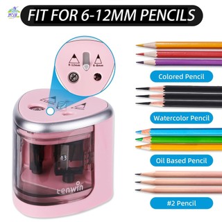 Máy mài bút chì chạy bằng pin với động cơ mạnh mẽ và thiết kế nhẹ Thích hợp cho nghệ sĩ trường học văn phòng