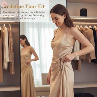 [PCW-T] Kẹp Quần Áo Từ Tính Có Dây Xích Kim Loại An Toàn - Phù Hợp Cho Cardigan Và Thời Trang Hàng Ngày
