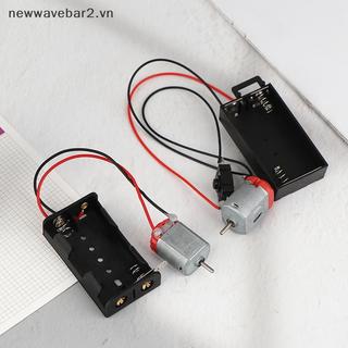 [Mới] Bộ Động Cơ 130 Với Hộp Bảo Quản Pin 2x Và Công Tắc 16500 RPM Mini Sinh Viên DIY Mô Hình Mạch Động Cơ Điện Tử.