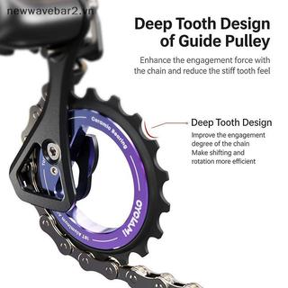 Bánh xe ròng rọc Derailleur 18T phía sau xe đạp, bộ vòng bi lệch tâm rỗng với độ chính xác cao và bền bỉ.
