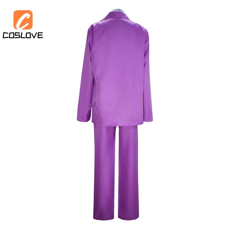 Jojo Kỳ Dị - cosplay quần áo trọn bộ màu tím cho người lớn, phù hợp các sự kiện