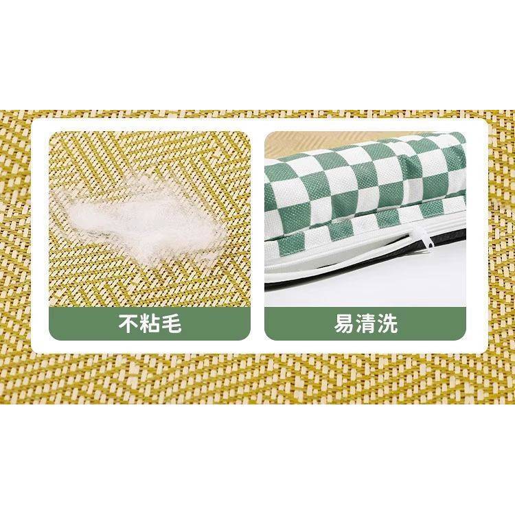 【Ready Stock】 Summer Pet Mat Pad for Cats and Dogs Ice Silk Sleeping Nest Removable and Washable Anti-Bite Durable Doghouse Cathouse Ice Pad Cool Pad cBb9