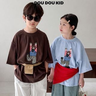 [AFF - DOU DOU KID] AP76M Chú Hề Áo Phông Trẻ Em Cotton Hữu Cơ Cho Bé Trai Và Bé Gái