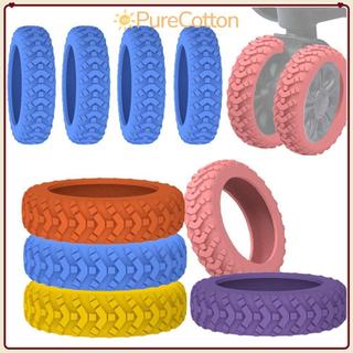 [COD] PURECOTTON0 8 Cái / bộ Giày Bánh Hành Lý Du Lịch, Trục Phụ Kiện Vali Có Âm Thanh Im Lặng Vali Bánh Xe Bảo Vệ, Giảm Bánh Xe Hộp Xe Đẩy Silicon