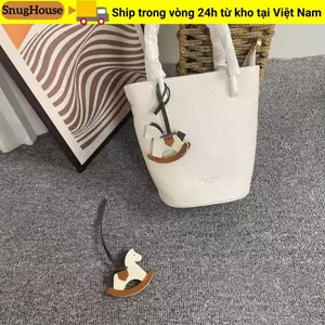 SNUGHOUSE Túi Ngựa Mặt Dây Chuyền, Dây Dễ Thương Ví Ngựa Treo Mặt Dây, Động Vật Chất Lượng Cao Da PU Túi Quà Tặng Mặt Dây DIY Túi Phụ Kiện