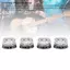 Toyuvn Đàn Guitar Núm Điều Khiển Lâu Dài Lắp Đặt Dễ Dàng 4 Điện Khả Năng Tương Thích Tốt 6 Mm Chiết Áp Lỗ Gắn Cho Hiệu Suất