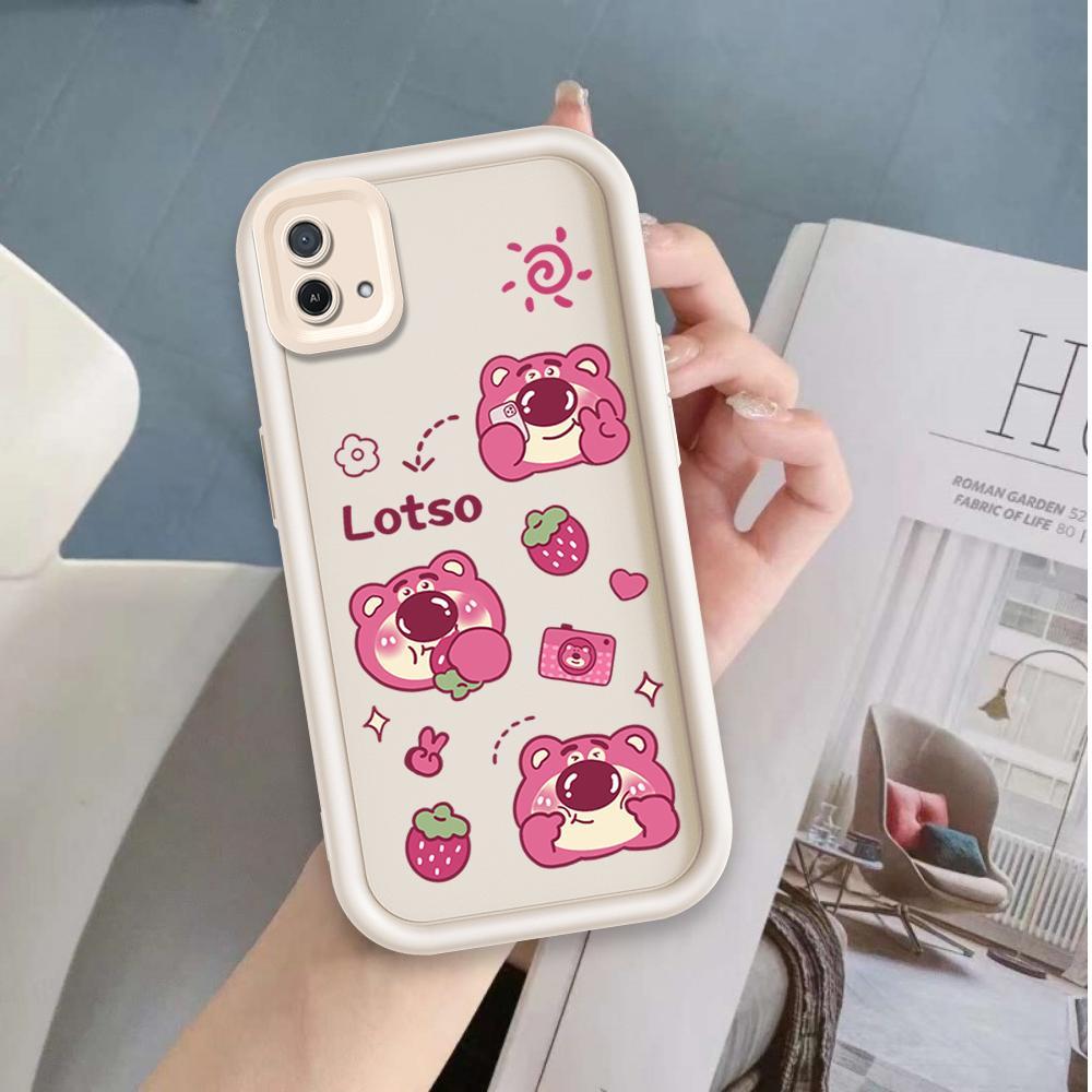 Ốp Cho OPPO A16K A16E Phim Hoạt Hình Silicon Màu Kẹo Vỏ Điện Thoại Mềm TPU Câu Chuyện Đồ Chơi Lotso Angel Eye Ốp Lưng Chống Sốc