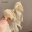 AqToCna Phong Cách Hàn Quốc Ngọt Ngào Dễ Thương Nơ Kẹp Tóc Cho Bé Gái Sáng Satin Nơ Kẹp Tóc Barrette Kẹp Tóc Đuôi Ngựa Kẹp Mũ AqToCna