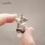 AqToCna Vintage Hoạt Hình Dễ Thương Mèo Mặt Dây Chuyền Nelace Cho Nữ Retro Trang Sức Thời Trang Quà Tặng AqToCna