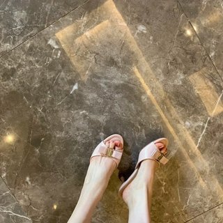 Dép Nữ Mũi Tròn Stiletto Gót Chân Slip-On Thời Trang