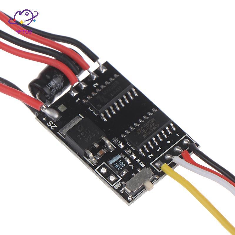 HFTOY Dual Way Bàn chải hai chiều Esc 2s-3s Lipo 5a Esc Điều khiển tốc độ cho mẫu Rc ~