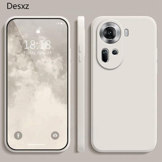 Dành cho Ốp lưng OPPO Reno 11 5G màu trơn OPPO Reno11 5g Vỏ bảo vệ silicon chống rơi màu trơn đơn giản