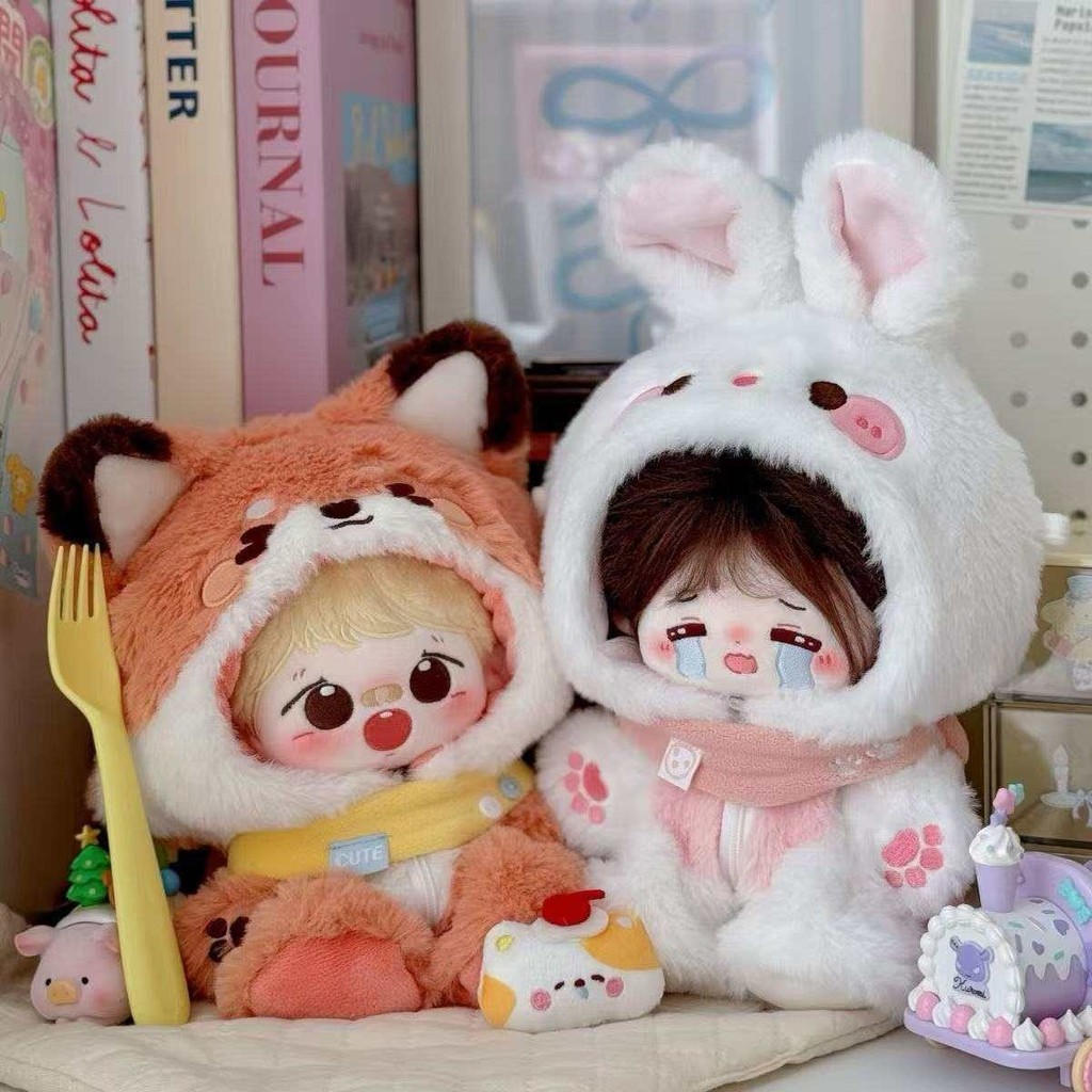 Quần áo trẻ em thỏ cáo nhỏ 20cm Bộ áo liền quần động vật nhỏ 20cm Cotton Quần áo trẻ em Không có thuộc tính