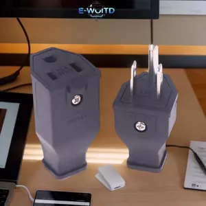 E-WOITD 1 / 2 Chiếc USA Triprong Ổ Cắm Điện Dây Receptacle AC Soet Cắm 125V 15A Hoa Kỳ Nữ Nam Kết Nối E-WOITD