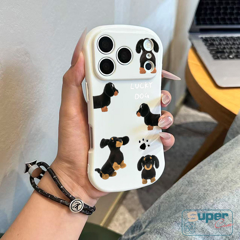 Ốp Lưng Cho IPhone 12 17 11 16 13 14 15 Pro Max 17Air 15 14 Plus Kem Dễ Thương Mèo Kitty Eo Nhỏ Thích Hợp Để Nắm Tay Mèo