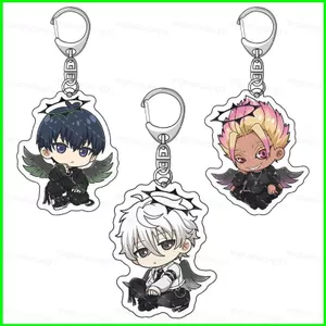 HT3 BLUE LOCK Acrylic Móc Khóa Meguru Bachira Mặt Dây Chuyền Túi Phụ Kiện Anime Ngoại Vi TH3