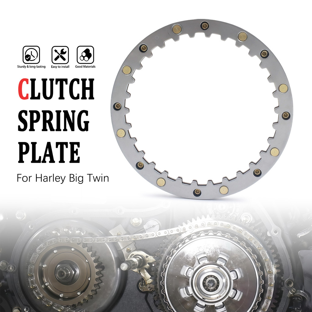 Dành Cho Harley Big Twin 1991-1997 XL 1991-2020 Sportster 883 1200 Phụ Kiện Xe Máy Ly Hợp Ma Sát Thép Tấm Ly Hợp Lò Xo Tấm Bộ