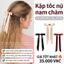 Kẹp tóc nam châm nơ, kẹp tóc nơ satin dễ thương, tạo kiểu tóc nhanh chóng cho nữ