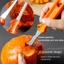 Chuyên Nghiệp Cho Halloween Bí Ngô Khắc Kit-10 Chiếc Bao Gồm Dụng Cụ Bằng Thép Không Gỉ & Giấy Nến Trong Túi Bảo Quản