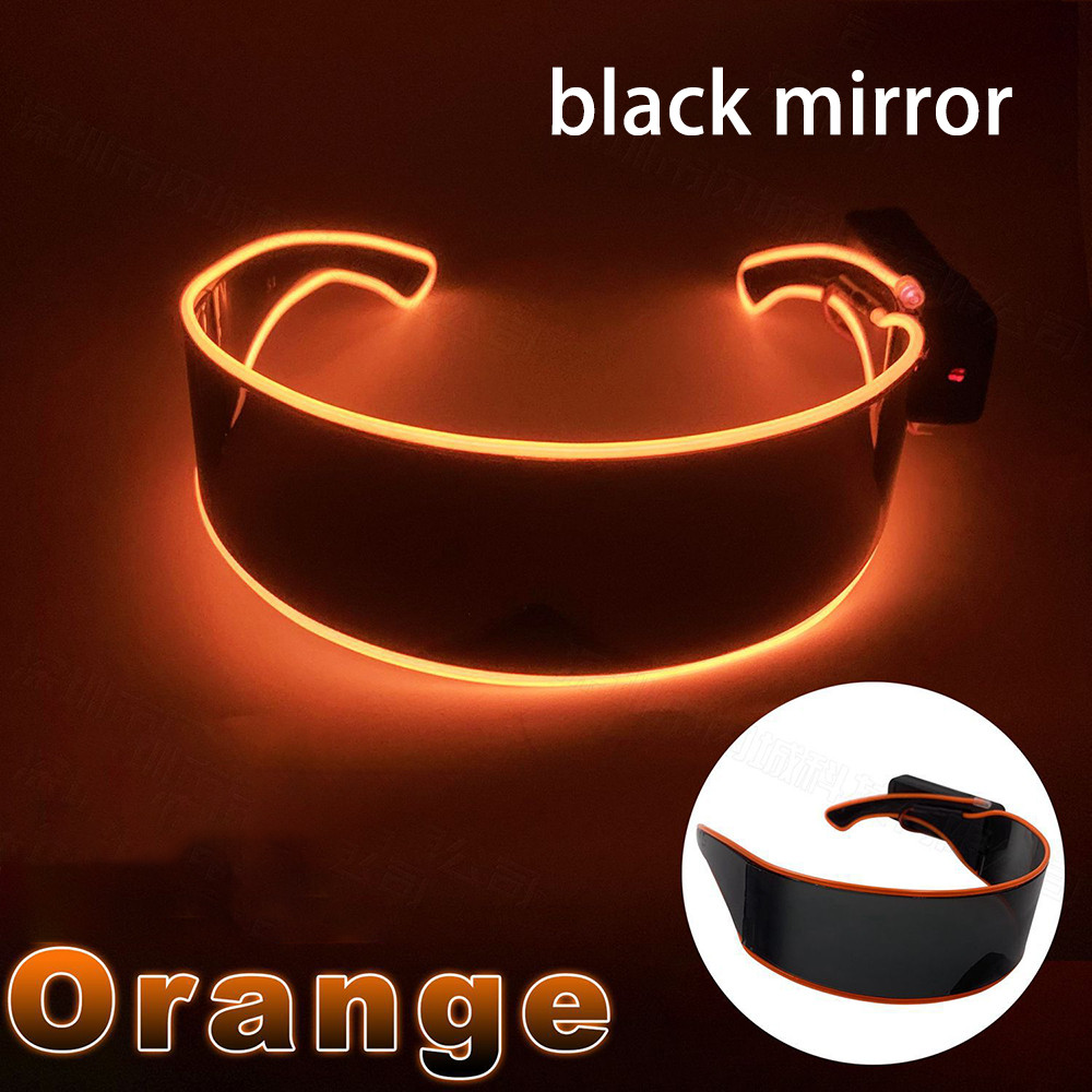 Punk LED Kính Mát Không Dây Sáng Lên Kính Cho Nam Nữ Kính Phát Sáng Phụ Kiện Tiệc Cho Cosplay Thanh Vũ Vật Dụng