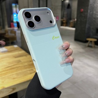 Ốp Điện Thoại Di Động Từ Tính Silicon Sóng Cao Cấp Thích Hợp Cho iPhone17 Pro Max 16 15 14 Pro Max Camera Chống Sốc Cảm Giác Da Bảo Vệ Ốp Lưng Cứng Chống Rơi