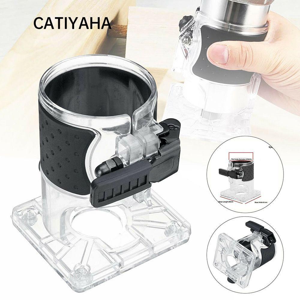 Máy cắt tỉa CATIYAHA Bảo vệ các bộ phận trong suốt Bộ định tuyến Đế công cụ điện Vỏ máy khắc