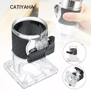 Máy cắt tỉa CATIYAHA Bảo vệ các bộ phận trong suốt Bộ định tuyến Đế công cụ điện Vỏ máy khắc