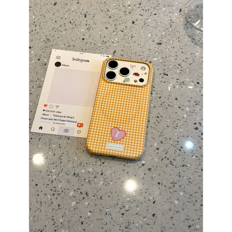Đơn Giản Kẻ Sọc Tình Yêu Tiêu Chuẩn Tiếng Anh Giá Đỡ Từ Tính iPhone17promax Apple 16 Ốp Lưng Điện Thoại 15 Phim