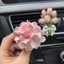 Tulip Hydrangea Xe Hơi Hương Liệu Cửa Thoát Khí Hoa Khuếch Tán Đá Phụ Kiện Nội Thất Ô Tô Đồ Trang Trí Xe Hơi Nữ