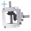 Gear-Box 90 Độ Góc Bên Phải Bevel Gear-Box 1: 1 Trục Đầu Ra Đơn 1 Mô Đun 20 Răng Bevel Gear Khung Nhôm