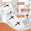 Băng thể thao Christian, viền răng cưa 23ft Cổ tay thể thao Cotton thân thiện với da 2 cuộn