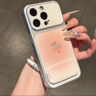 Dành Cho IPhone 17 16 15 14 Plus 13 12 11ProMax X XR XS Cartoon Pony gương đứng trường hợp điện thoại