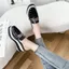 35-43 Size Size Lớn Giày Nữ 41 Baotou Siêu Nóng Lười Nửa Dép Nữ Mặc Ngoài Thời Trang Giày Sandal Đế Dày Cao Gót 4