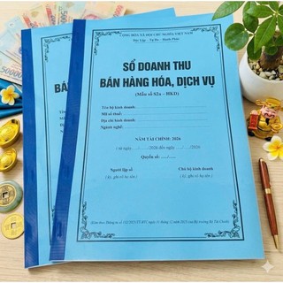 Sổ S1a - S2a HKD 2026:SỔ CHI TIẾT DOANH THU, HÀNG HÓA-THEO TT 152 HỘ /CÁ NHÂN KINH DOANH 2026