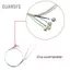 Guansfs Bộ dây đàn violin đầy đủ (E-A-D-G) Dây thép lõi thép Niken-bạc với đầu bóng mạ niken cho đàn violin 4/4 3/4 1/2 1/4