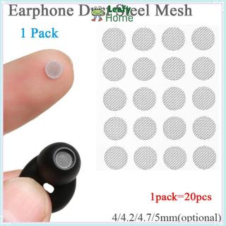 [Còn hàng] LEAFYHOME 20 cái / bộ 4mm 4.2mm 4.7mm 5mm Lưới thép Tai nghe Thay thế Phụ kiện tai nghe Màn hình lọc