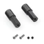 2 Chiếc Kim Loại Trục Sau Trục Adapter Phụ Kiện Cho WPL D12 C14 C24 C34 B24 B36 MN D90 D91 MN99S RC Phụ Kiện Xe Hơi
