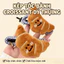 Kẹp Tóc Bánh Croissant Lông Mềm, Phụ Kiện Tóc Dễ Thương Phong Cách Ngọt Ngào