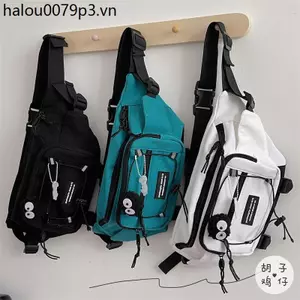 Ins Nhật Bản Bông Tai Kẹp Tối Dụng Cụ Ngực Túi Nam Nữ Sinh Viên Túi Phiên Bản Hàn Quốc Sang Trọng Phong Cách Hồng Kông Chụp Đường Phố Túi Thắt Lưng Hợp Thời Trang