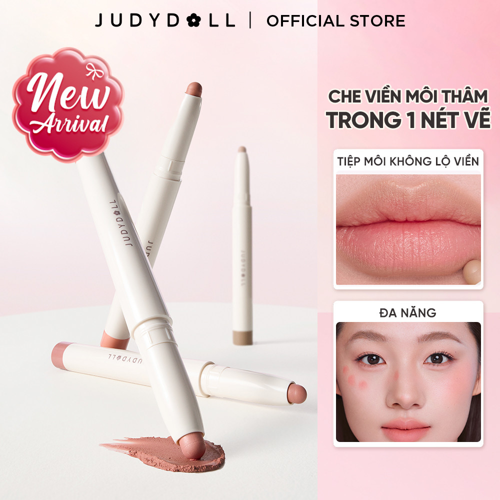 [MỚI] Chì kẻ viền môi JUDYDOLL Soft Matte Lip Pencil Che thâm môi Định hình môi dày Mịn mờ lì Lâu trôi 1,25g