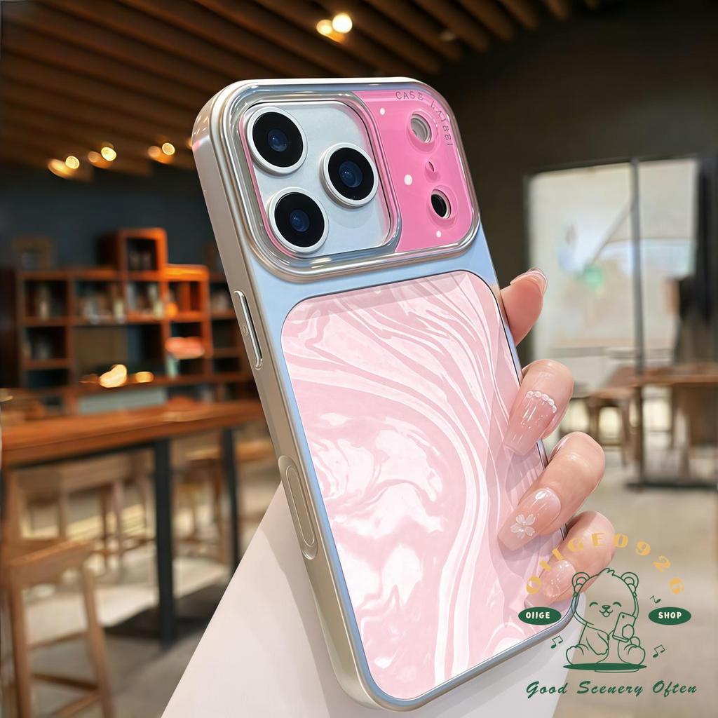 【 Ốp lưng iPhone17 】 Túi khí Macaroon Vỏ điện thoại gợn nước lỏng iPhone17 Pro Max 16 15 14 13 12 cho vỏ iPhone Vỏ mềm silicon TPU chống sốc